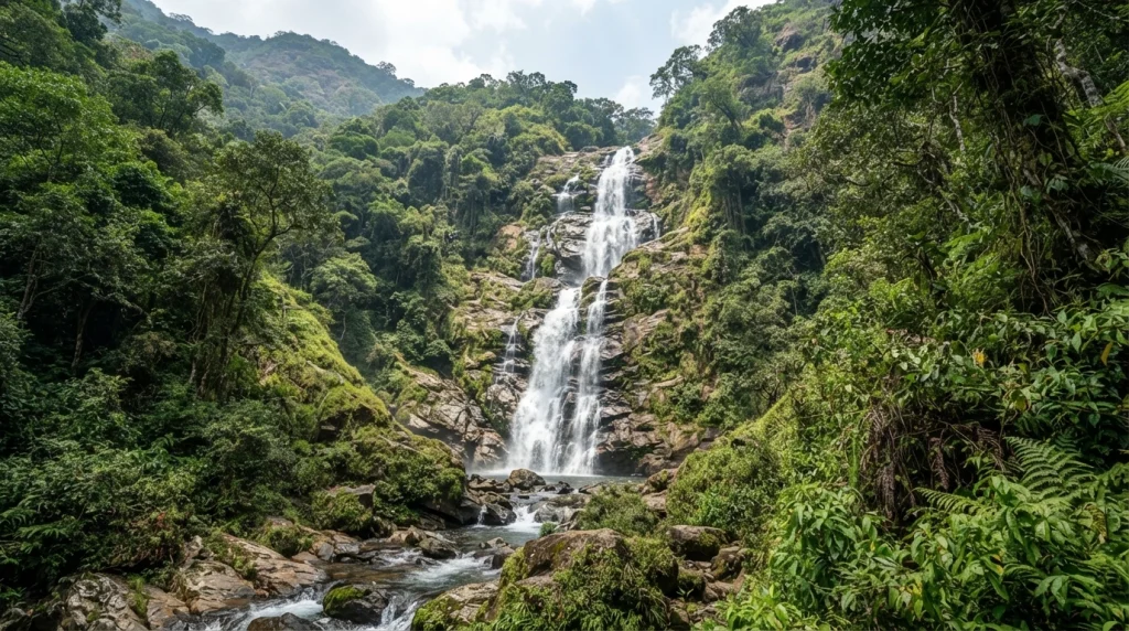 Bambarakiri Ella Waterfall near Riverston Sri Lanka
