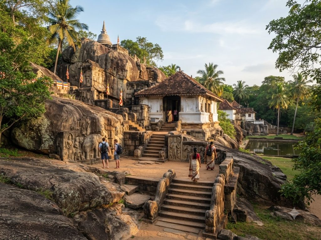 Isurumuniya Temple ancient rock temple in Anuradhapura Sri Lanka